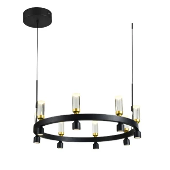 Lampa stylowa designerska wisząca Almelo PND-83812-16 - Italux